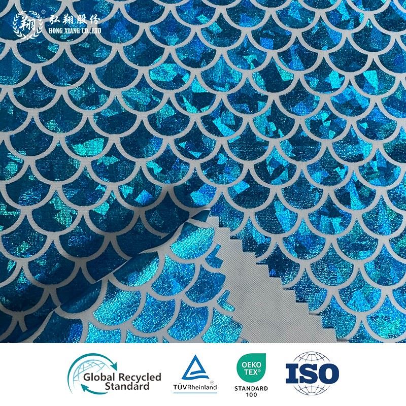 Foil Print Swimwear Material factory Foil Print Swimwear Material factory