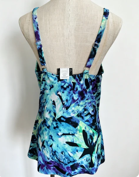 Watercolor Foliage Halter Beach Tunic high quality